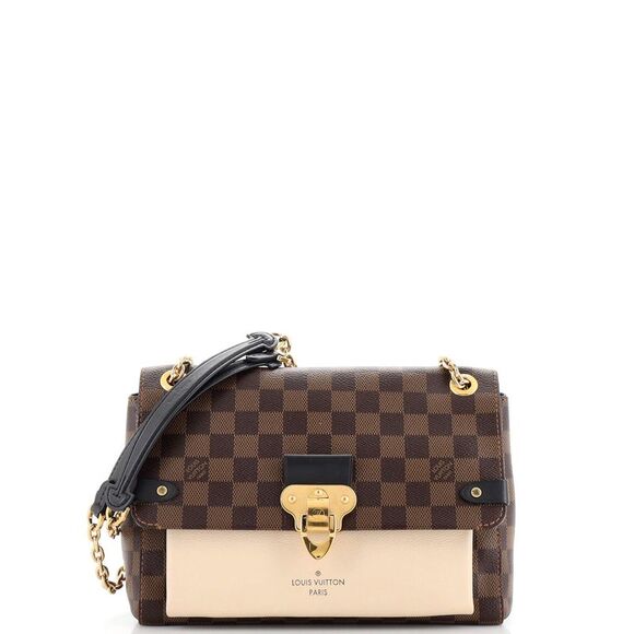 Louis Vuitton Handbags - Louis Vuitton Vavin Handbag Damier with Leather PM Brown, Multicolor